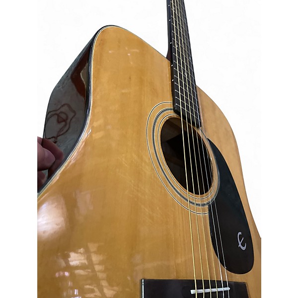 Used Epiphone FT-140 Natural Acoustic Guitar
