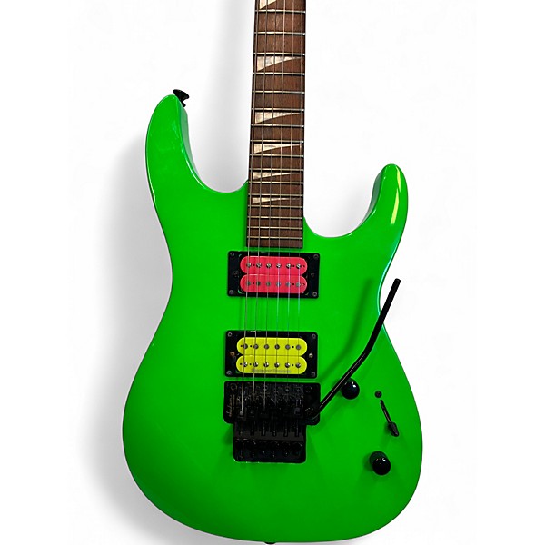 Used Jackson DINKY  DK2X GREEN Solid Body Electric Guitar