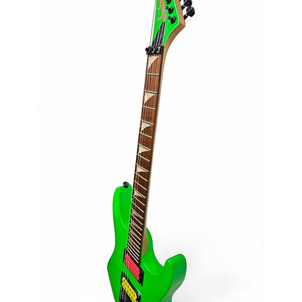 Used Jackson DINKY  DK2X GREEN Solid Body Electric Guitar