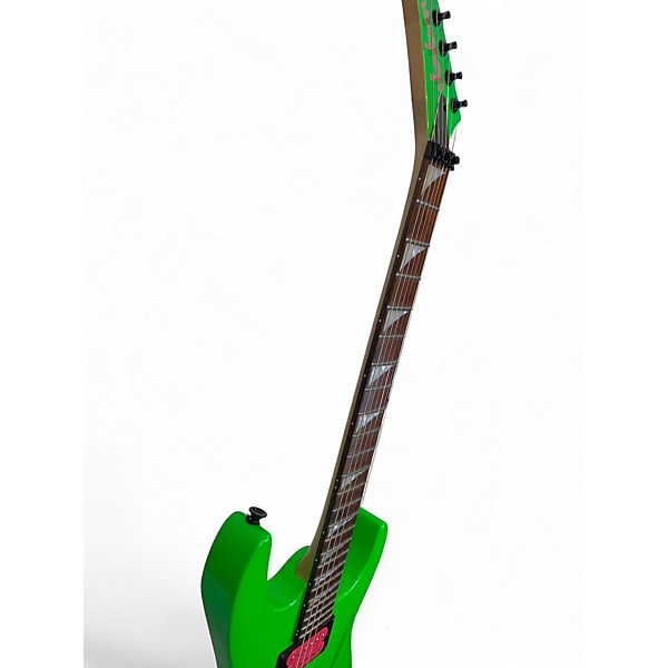 Used Jackson DINKY  DK2X GREEN Solid Body Electric Guitar