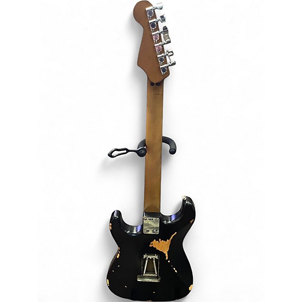 Used 2000s EVH RELIC Black Solid Body Electric Guitar