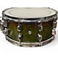 Used Logos 14X6 Fatback Series Snare Nuclear Green Drum