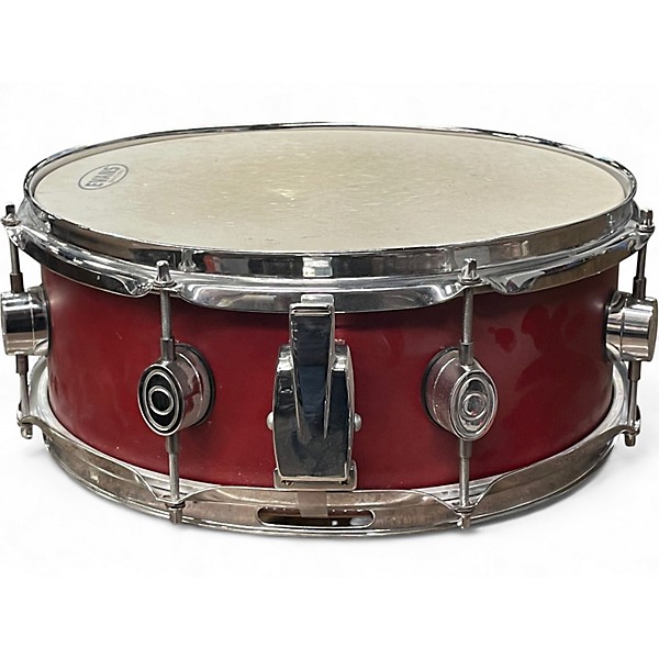 Used Pacific 14X5 F Series Snare Red Matte Drum