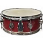 Used Pacific 14X5 F Series Snare Red Matte Drum