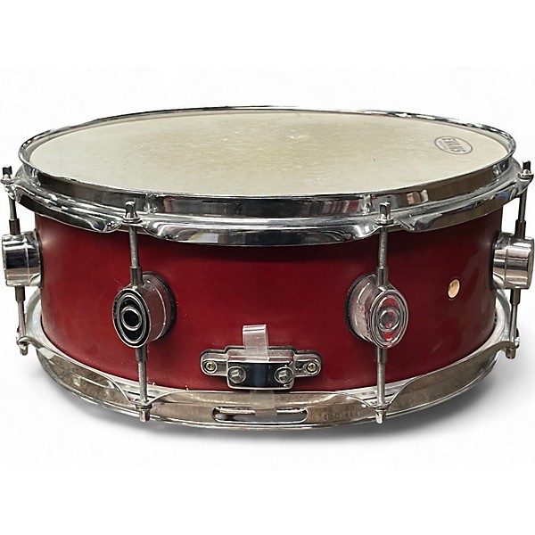 Used Pacific 14X5 F Series Snare Red Matte Drum