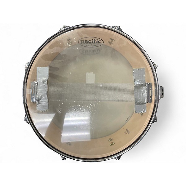 Used Pacific 14X5 F Series Snare Red Matte Drum