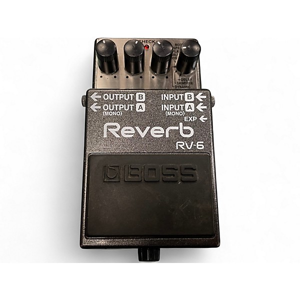 Used BOSS RV6 Digital Reverb Effect Pedal