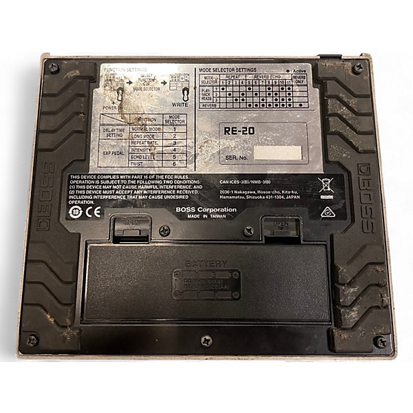 Used BOSS RE-20 Effect Pedal