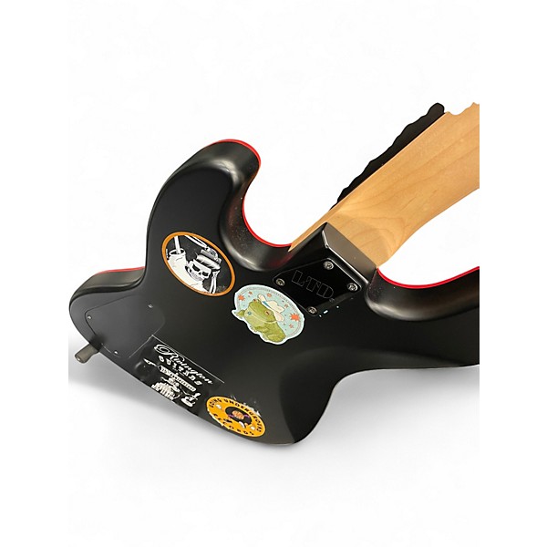 Used ESP LTD Frank Bello FB-204 BLACK AND RED Electric Bass Guitar