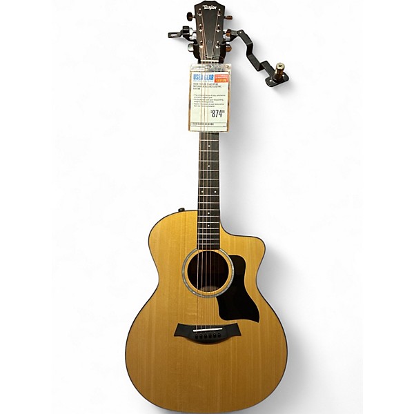 Used Taylor 214CE PLUS Natural Acoustic Electric Guitar