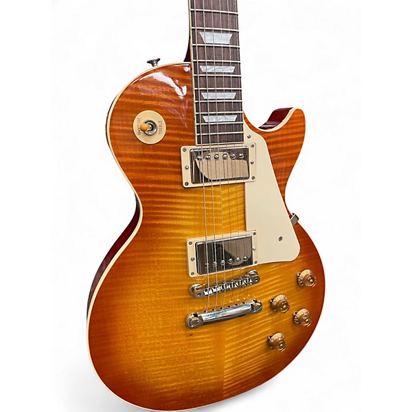 Used Gibson Les Paul Standard 50s Lemonburst Solid Body Electric Guitar