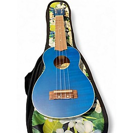Used Mitchell mu45fbl Blue Ukulele