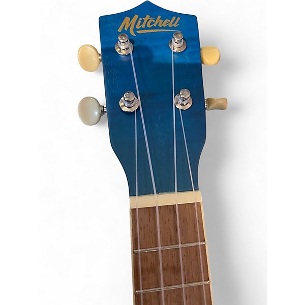 Used Mitchell mu45fbl Blue Ukulele