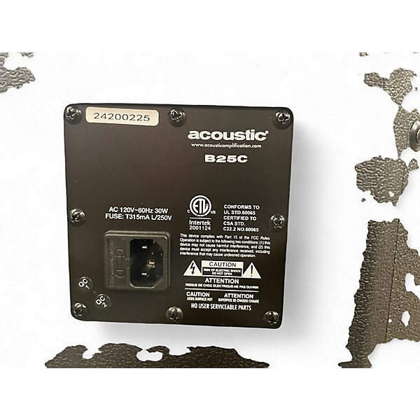 Used Acoustic B25C Bass Combo Amp