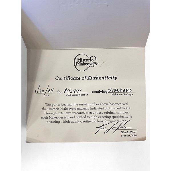 Used Gibson CUSTOM SHOP R8 "HISTORIC MAKEOVER" STANDARD PACKAGE DIRTY LEMON BURST Solid Body Electric Guitar