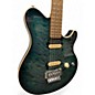 Used Ernie Ball Music Man AXIS YUCATAN BLUE QUILT Solid Body Electric Guitar