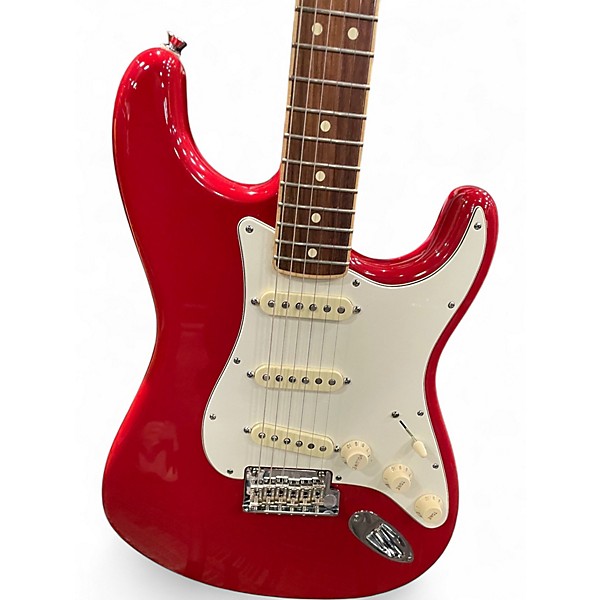 Used Fender Limited Edition American Standard Stratocaster Channel Bound Dakota Red Solid Body Electric Guitar