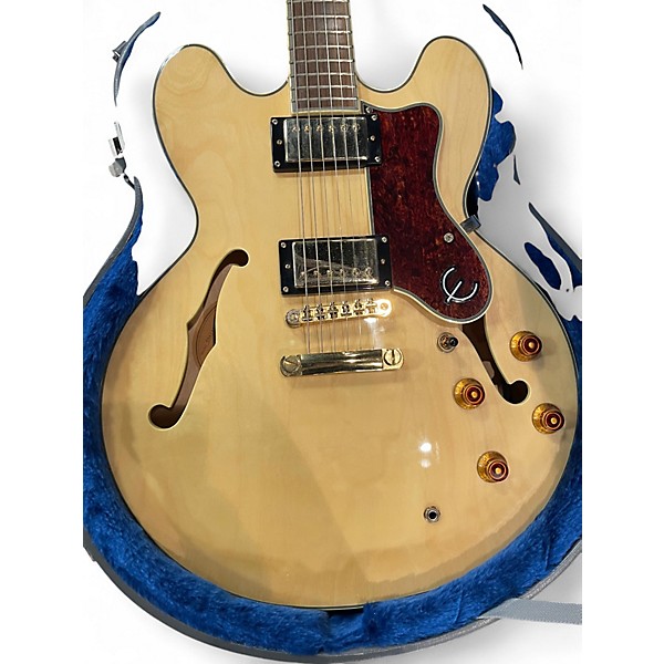 Used Epiphone Sheraton II Natural Hollow Body Electric Guitar