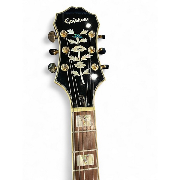 Used Epiphone Sheraton II Natural Hollow Body Electric Guitar