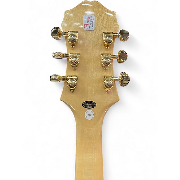 Used Epiphone Sheraton II Natural Hollow Body Electric Guitar