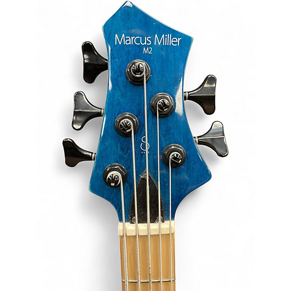 Used 2025 Sire Marcus Miller M2 TRANSPARENT BLUE Solid Body Electric Guitar