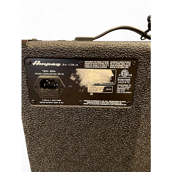 Used Ampeg BA108 25W 1X8 Bass Combo Amp