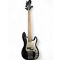 Used Squier Precision Bass Black and Silver Electric Bass Guitar thumbnail