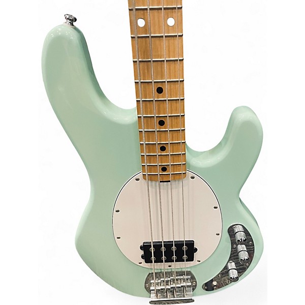 Used Sterling by Music Man Sub 4 SURF GREEN  Electric Bass Guitar