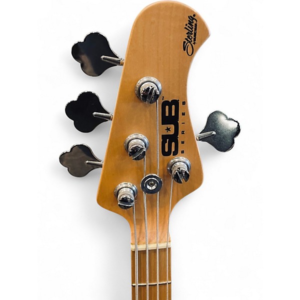 Used Sterling by Music Man Sub 4 SURF GREEN  Electric Bass Guitar