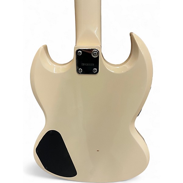 Used Epiphone 1966 G400 Pro White Solid Body Electric Guitar