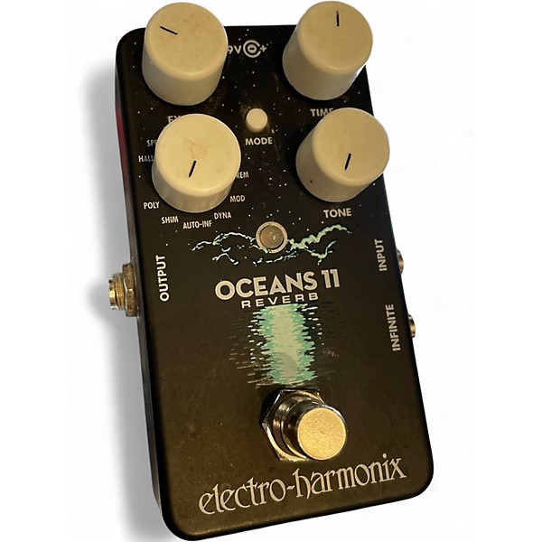 Used Electro-Harmonix Oceans 11  Reverb Effect Pedal