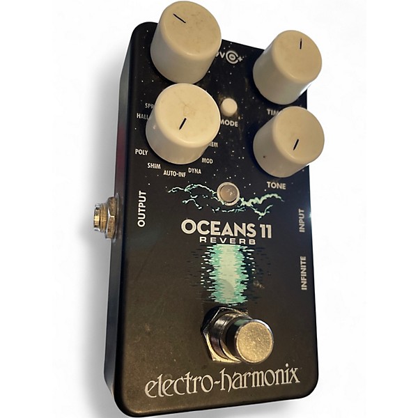 Used Electro-Harmonix Oceans 11  Reverb Effect Pedal