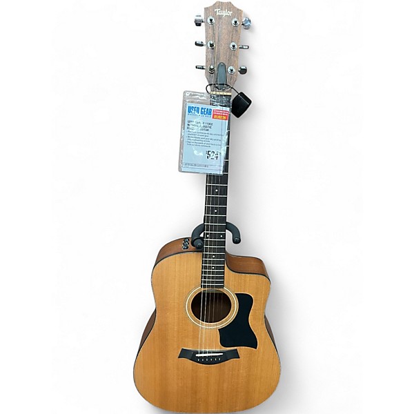 Used Taylor 110CE Natural Acoustic Electric Guitar