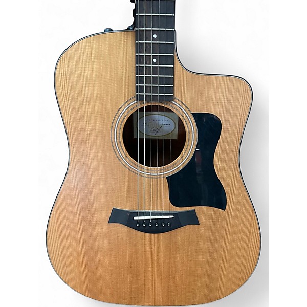 Used Taylor 110CE Natural Acoustic Electric Guitar