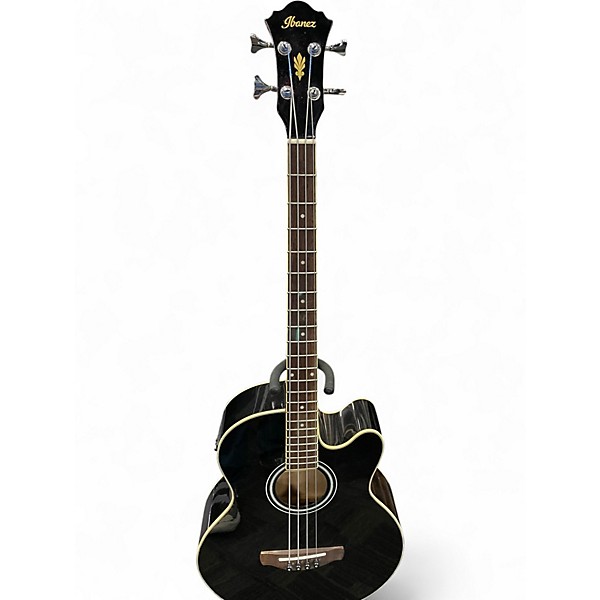 Used Ibanez AE5BE Black Acoustic Bass Guitar