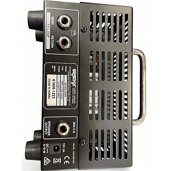 Used Orange Amplifiers Micro Dark 20W Tube Guitar Amp Head