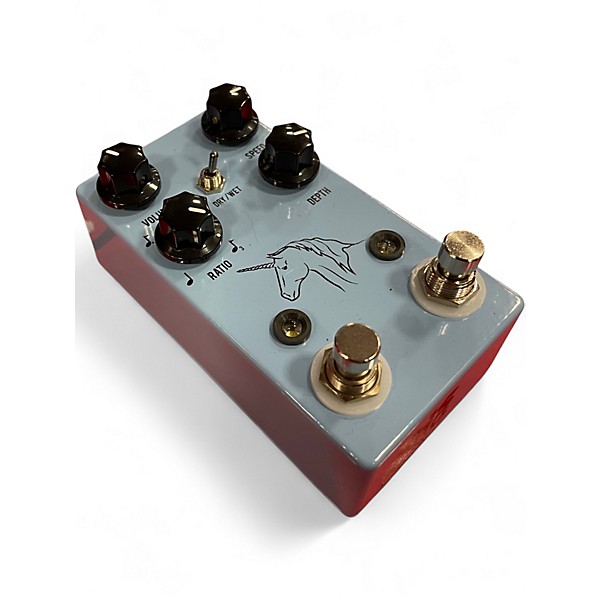 Used JHS Pedals Unicorn Uni-Vibe Photocell Modulator with Tap Tempo Effect Pedal