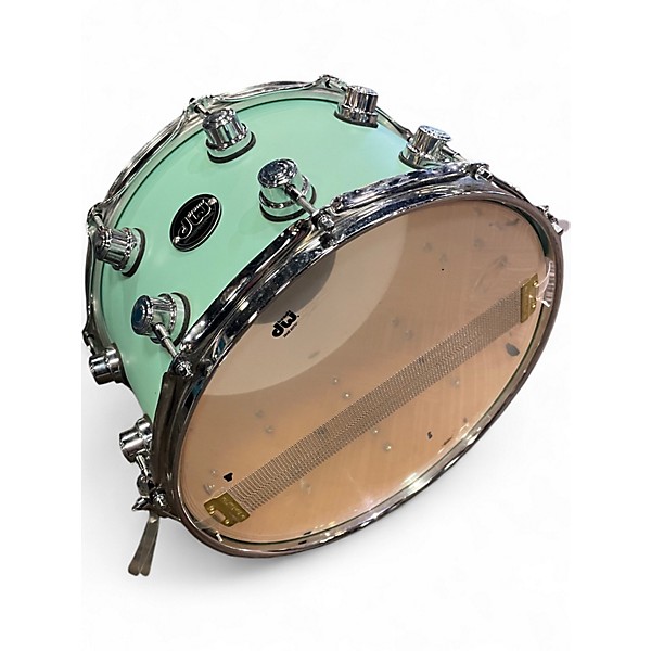 Used DW 14X8 Performance Series Snare Seafoam Green Drum
