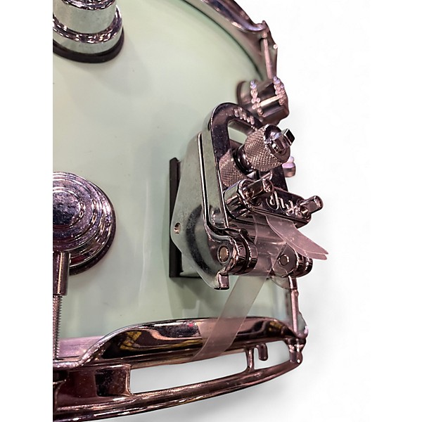 Used DW 14X8 Performance Series Snare Seafoam Green Drum