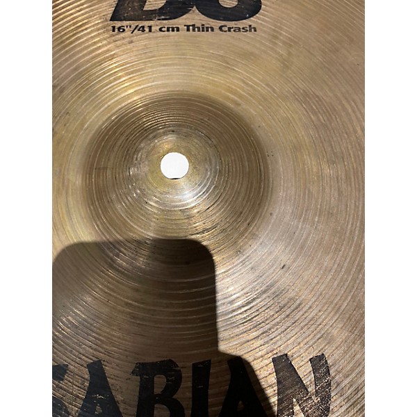 Used SABIAN 16in B8 Thin Crash Cymbal
