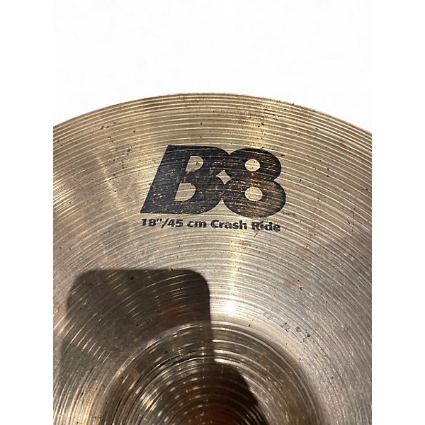 Used SABIAN 18in B8 Crash Ride Cymbal
