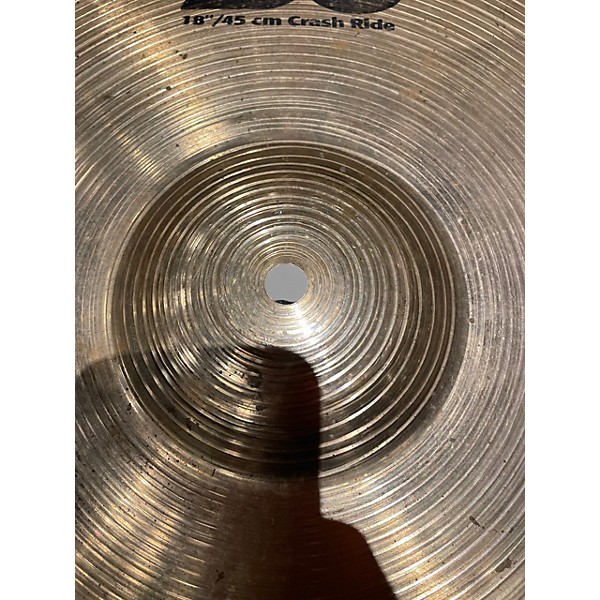 Used SABIAN 18in B8 Crash Ride Cymbal