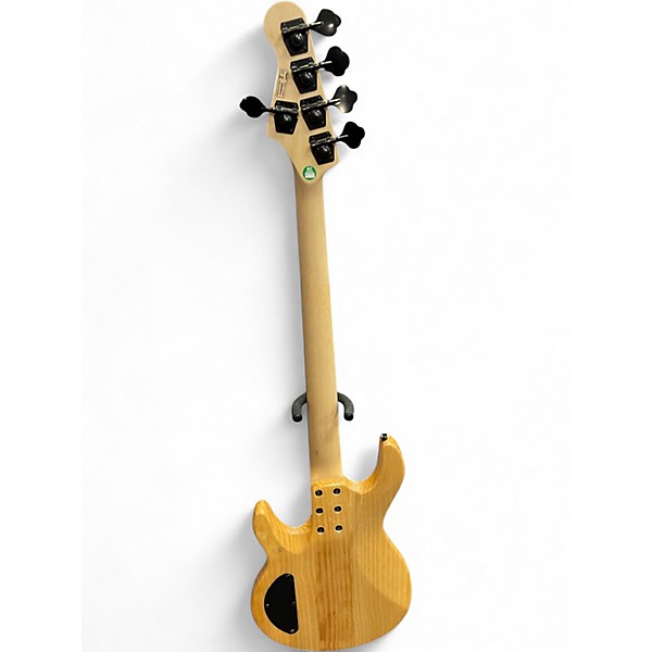 Used Ivy 5 String Single Pickup Natural Electric Bass Guitar