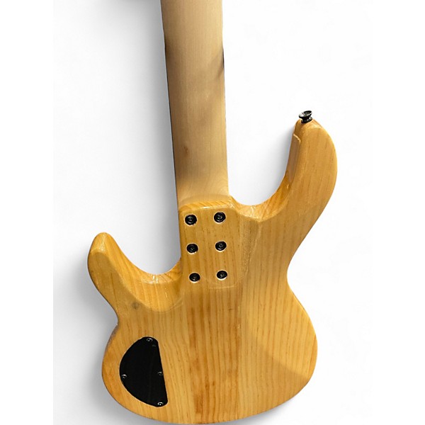 Used Ivy 5 String Single Pickup Natural Electric Bass Guitar
