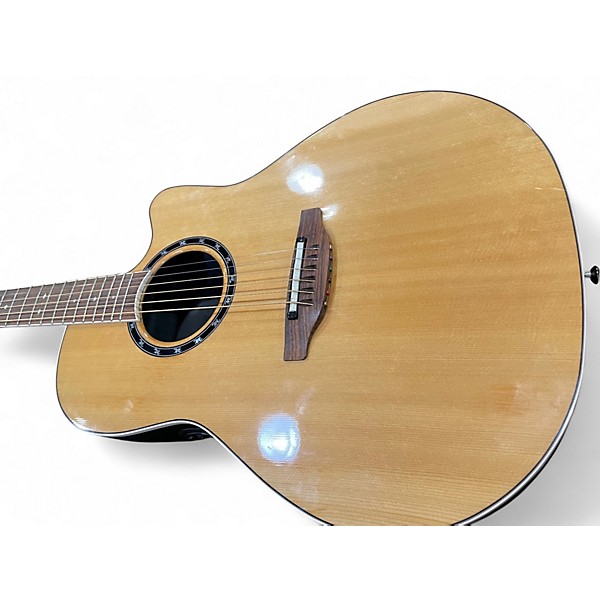 Used Ovation 1771LX Standard Balladeer Natural Acoustic Electric Guitar