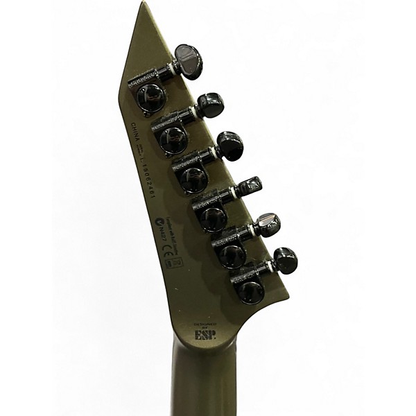 Used ESP LTD MH401NT Metallic Green Solid Body Electric Guitar
