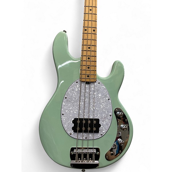Used Sterling by Music Man STINGRAY SUB Seafoam Green Electric Bass Guitar