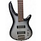 Used Ibanez SR305 5 String Black and Silver Electric Bass Guitar