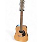 Used Martin DX2E Natural 12 String Acoustic Electric Guitar thumbnail