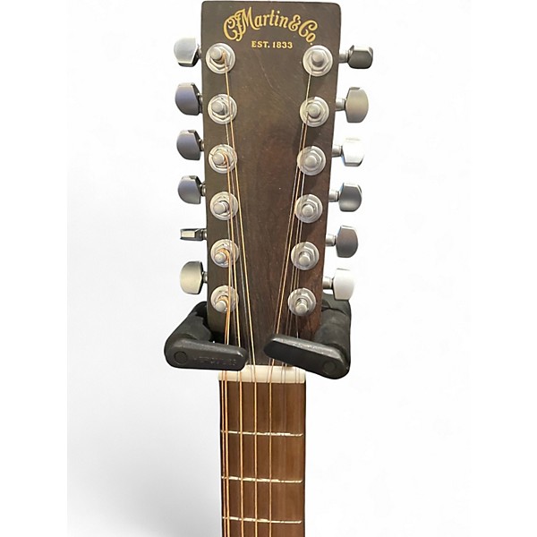 Used Martin DX2E Natural 12 String Acoustic Electric Guitar